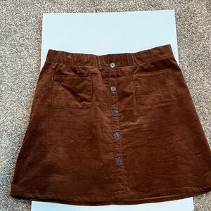 Torrid corduroy mini skirt